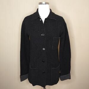 Vintage Country Shop Wool Cardigan Sweater Double Face